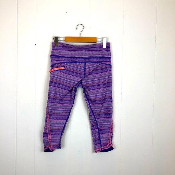 Lululemon Run Top Speed Crop Space Dye Sz 6 - Picture 6 of 9